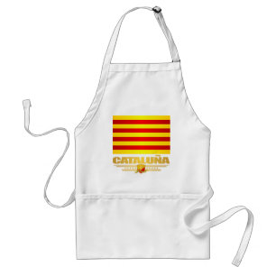 Flagga Cataluna (Katalonien) Förkläde
