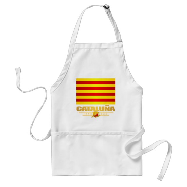 Flagga Cataluna (Katalonien) Förkläde (Framsidan)