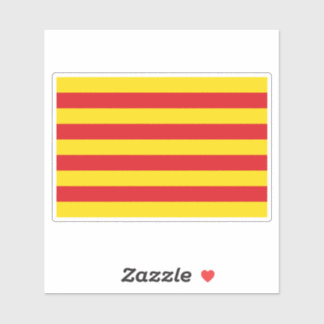 Flagga Cataluña Klistermärken