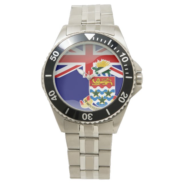 Flagga Caymanöarna Armbandsur (Framsida)