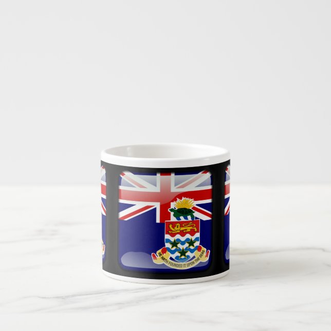 Flagga Caymanöarna Espressomugg (Framsidan)