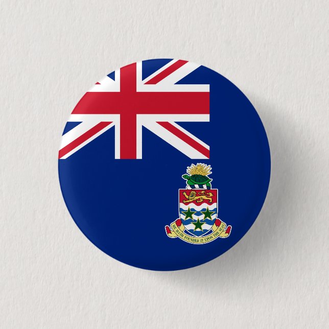Flagga Caymanöarna Knapp (Framsida)