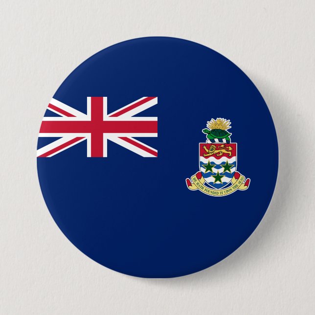 Flagga Caymanöarna Knapp (Framsida)