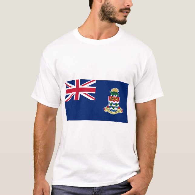 Flagga Caymanöarna T Shirt (Framsida)