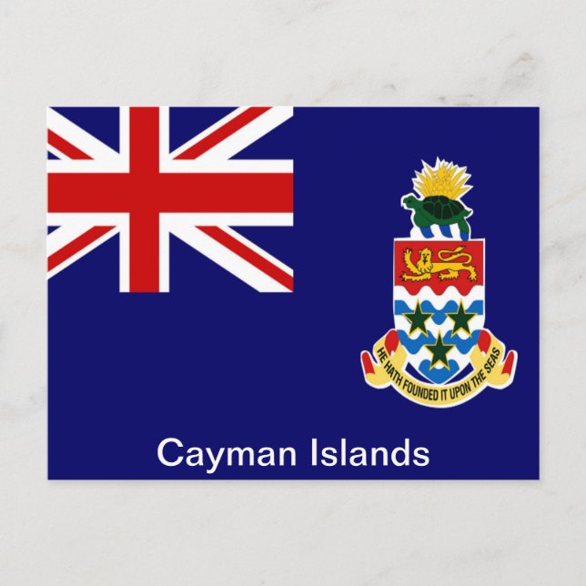 Flagga Caymanöarna Vykort (Framsida)