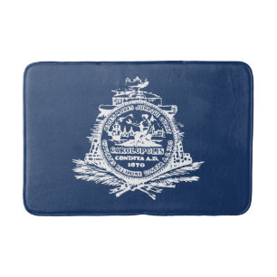 Flagga Charleston, South Carolina Bath Mat Badrumsmatta