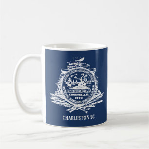 Flagga Charleston, South Carolina Kaffemugg