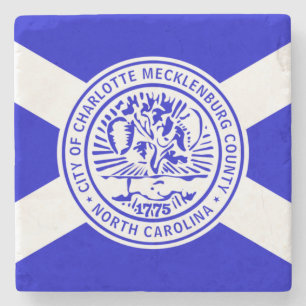 Flagga Charlotte, North Carolina Stenunderlägg