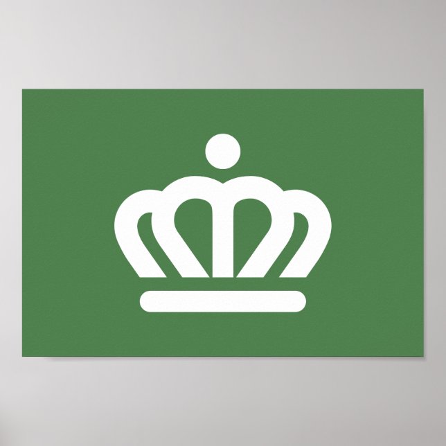 Flagga Charlotte Poster (Framsidan)