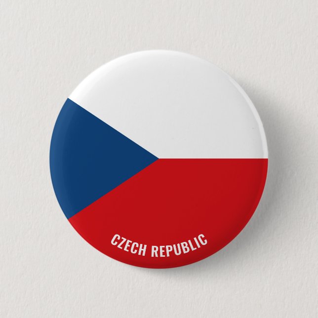 Flagga Charming Patriotic Button Knapp (Framsida)