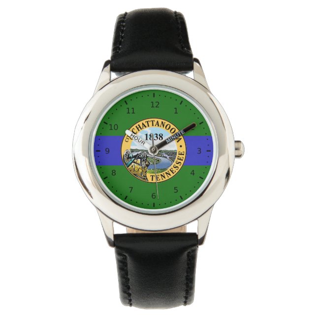 Flagga Chattanooga, Tennessee Armbandsur (Framsida)