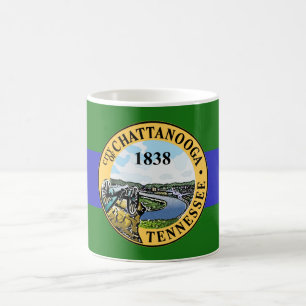 Flagga Chattanooga, Tennessee Kaffemugg