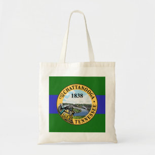 Flagga Chattanooga, Tennessee Tote Bag Tygkasse