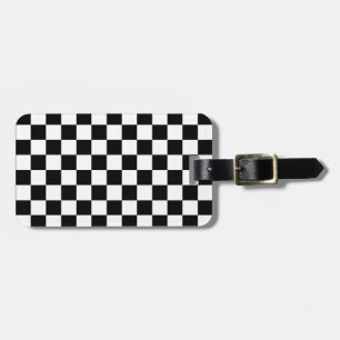 Flagga Checker Bagagebricka