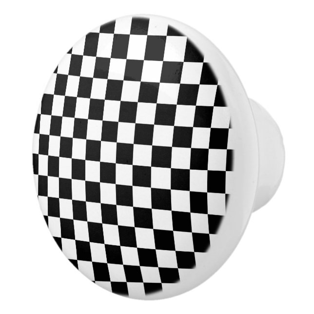 Flagga Checker Knopp (Höger)