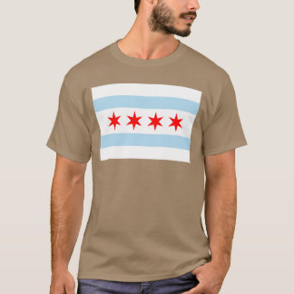Flagga Chicago retro T Shirt