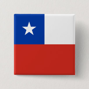 Flagga Chile Knapp