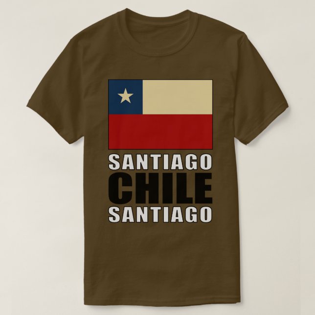 Flagga Chile T Shirt (Design framsida)