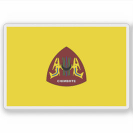 Flagga Chimbote, Peru Klistermärken