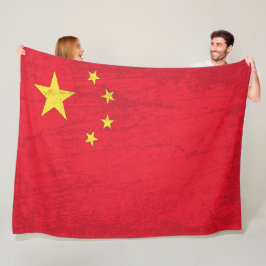 Flagga China - ett kinesiskt kulturarv Fleecefilt