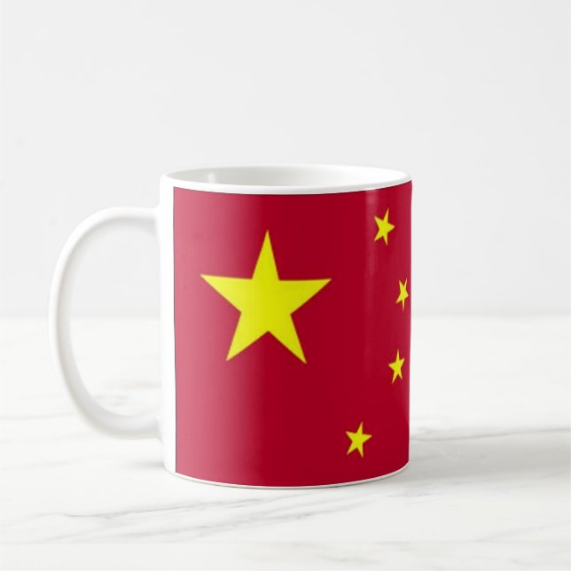 Flagga China Mugg (Vänster)