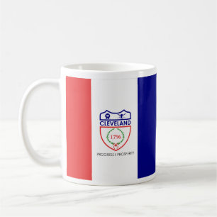 Flagga Cleveland, Ohio Coffee Mugg