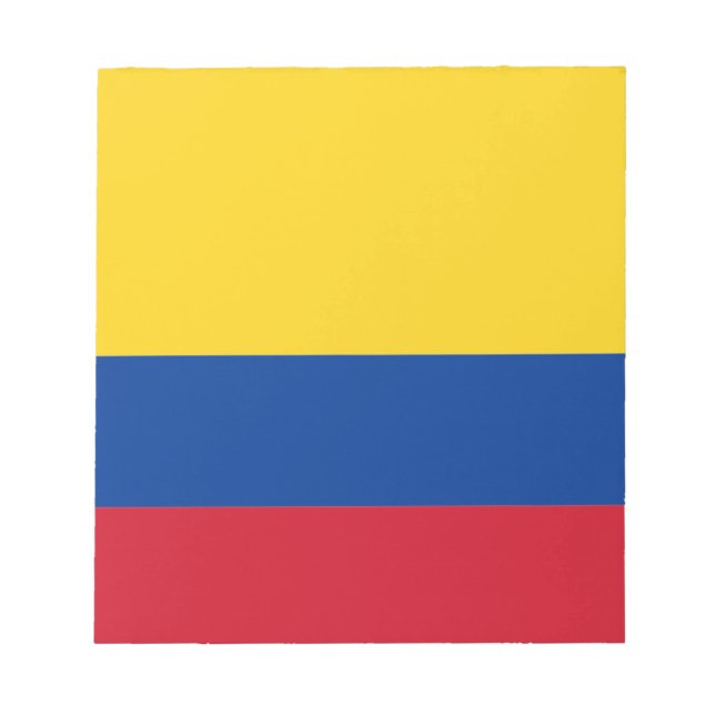 Flagga Colombia Anteckningsblock (Framsida)