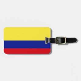 Flagga Colombia Bagagebricka