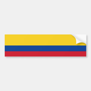 Flagga Colombia Bildekal