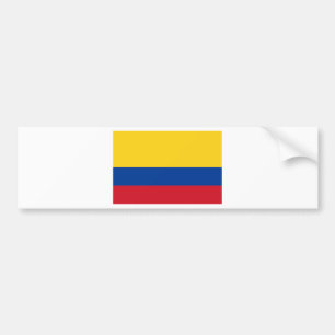 Flagga Colombia Bildekal