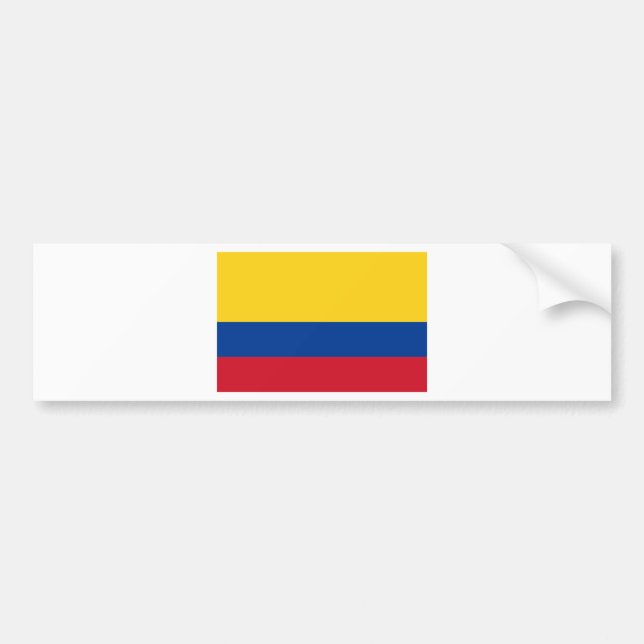 Flagga Colombia Bildekal (Framsidan)