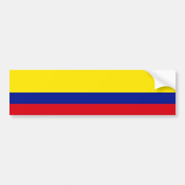 Flagga Colombia Bildekal (Framsidan)