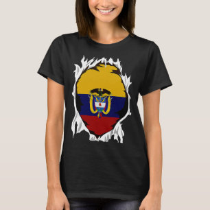 Flagga Colombia, Colombiansk patriotisk T Shirt