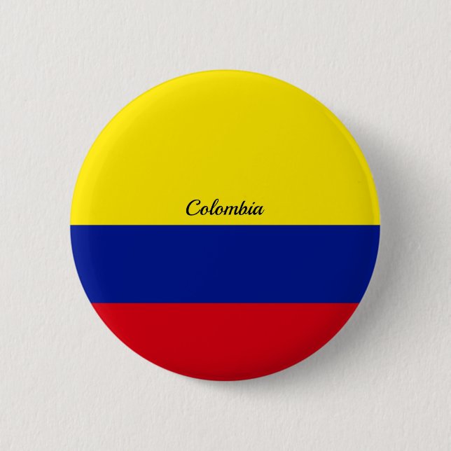 Flagga Colombia Knapp (Framsida)