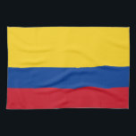 Flagga Colombia Kökshandduk<br><div class="desc">Flagga Colombia - Tricolor Nacional</div>