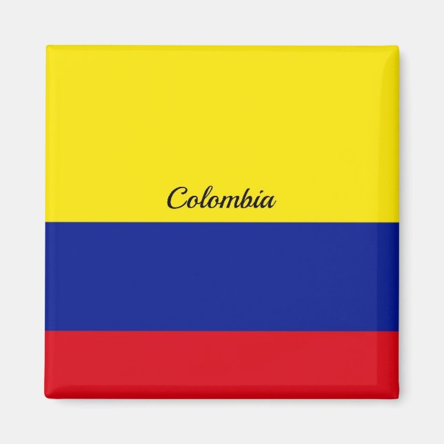 Flagga Colombia Magnet (Framsidan)