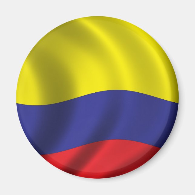 Flagga Colombia Magnet (Framsidan)