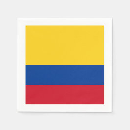 Flagga: Colombia Pappersservett