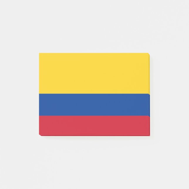 Flagga Colombia Post-it® Notes Post-it Block (Framsida)