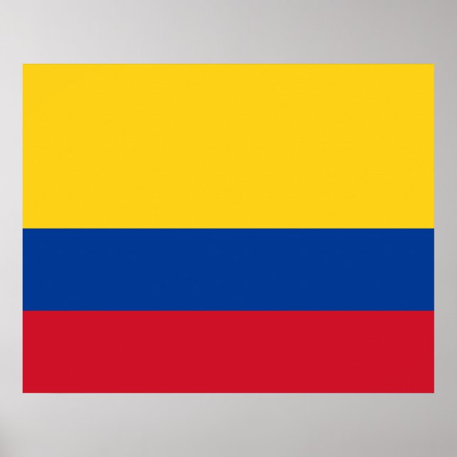 Flagga Colombia Poster (Framsidan)
