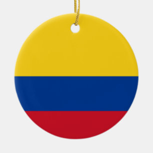 Flagga Colombia, Republiken Colombia Julgransprydnad Keramik