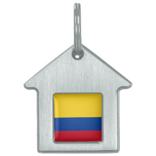 Flagga Colombia, Republiken Colombia Namnbricka Husdjur