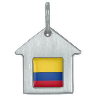 Flagga Colombia, Republiken Colombia Namnbricka Husdjur