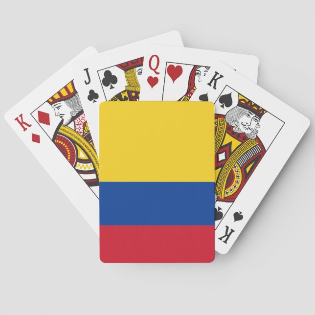 Flagga Colombia Spel Kort (Baksidan)