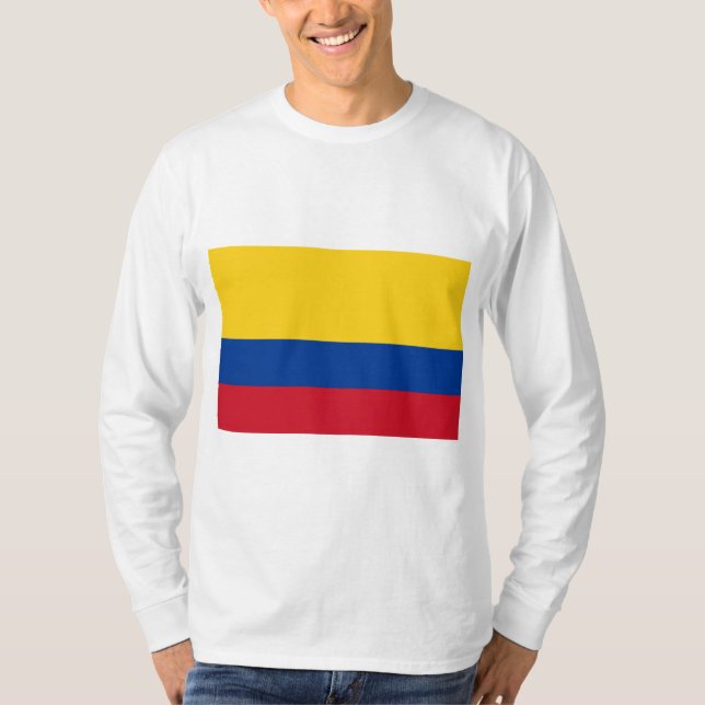 Flagga Colombia T Shirt (Framsida)