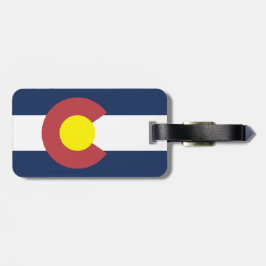 Flagga Colorado Bagagebricka