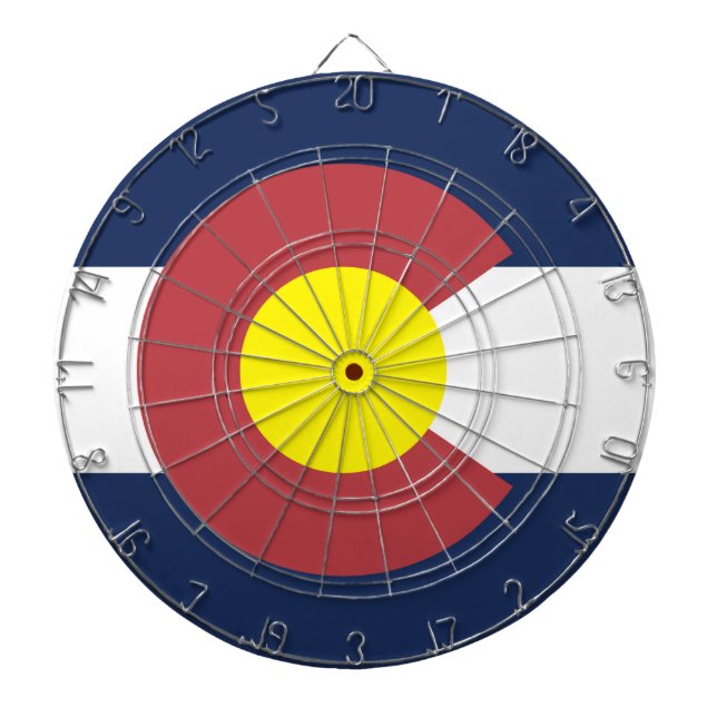 Flagga Colorado Darttavla (Framsidan)