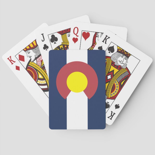 Flagga Colorado Kortlek (Baksidan)