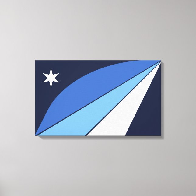 Flagga Columbia (South Carolina) Canvastryck (Framsida)