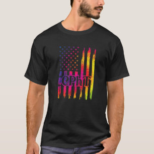 Flagga Cpht Auktoriserad Pharmcian US T Shirt